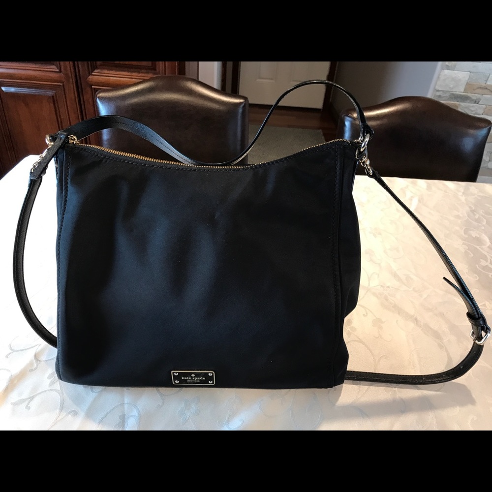 Like New Kate Spade Black Nylon Bag